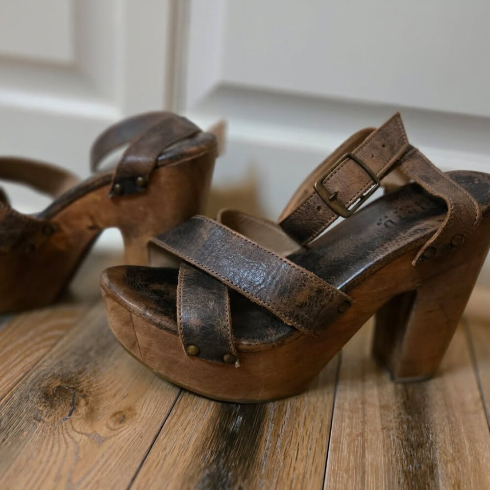 Bed Stu Block Heels size 9